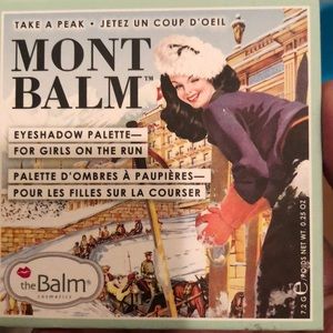 The Balm eyeshadow palette. New